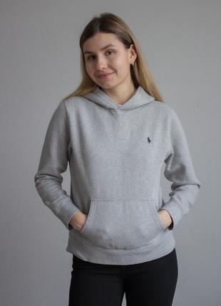 Худи ralph lauren, кофта сірий, меланж