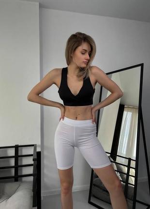 Велосипедки с микродайвинга xl. белые