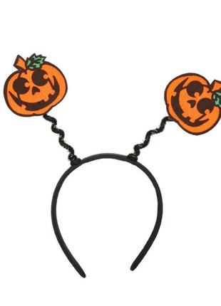 Обруч halloween. 🎃 гарбуз гарбузик обідок аксесуари прикраса декор карнавальний костюм хелоуін хеллоуін хелоуїн хеллоуїн хелловін хеловін