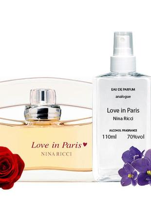 Nina ricci love in paris (ніна річчі лав ін париж) 110 мл - жіночі духи (парфюмована вода)