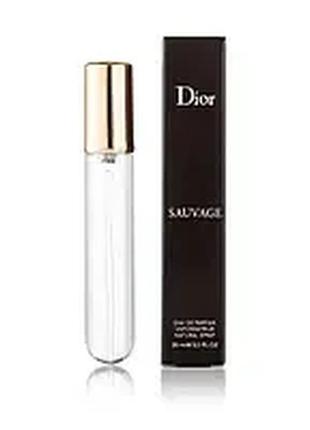 Christian dior sauvage (кристиан диор саваж) 20 мл – мужские духи (парфюмированная вода) пробник