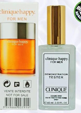 Clinique happy for men - мужские духи (парфюмированная вода) тестер (превосходное качество)1 фото