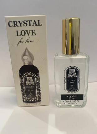 Attar crystal collection love for him (кристал колекшн лав) 60 мл — чоловічі парфуми (парфумована вода) тестер