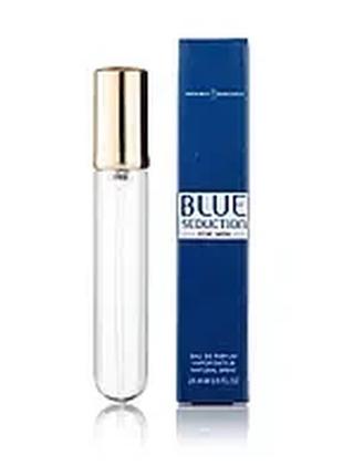 Antonio banderas blue seduction (блу седуктіон) 20 мл — чоловічі парфуми (парфумована вода) пробник1 фото