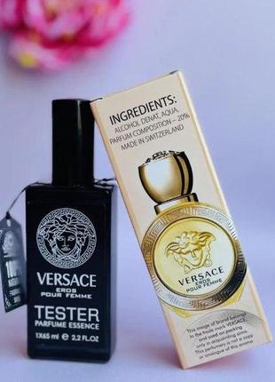 Versace eros pour femme (версаче эрос пур фемме) - женские духи (парфюмированная вода) тестер 65 мл швейцария