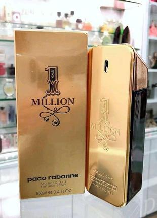 Чоловіча парфумована вода paco rabanne 1 million (пако рабан 1 мільйон) 100 мл (якість)1 фото