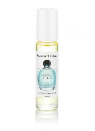 Масляные духи giorgio armani acqua di gioia 10 мл франция1 фото