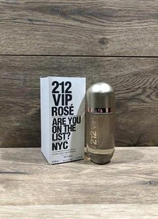 Carolina herrera 212 vip rose — 100 мл жіночі парфуми (оригінал)