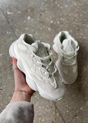 Женские кроссовки adidas yeezy boost 500 beige yellow 36-37-38-41