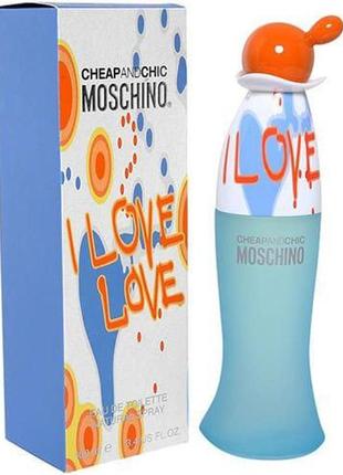 Moschino i love love (москіно ай лав лав)  – жіночі парфуми (люкс якість)