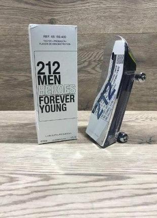 Carolina herrera 212 men heroes forever young​​​​​​​ 90 мл- мужские духи (оригинал)1 фото