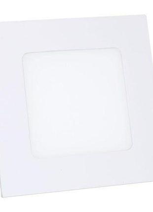 Світильник світлодіодний 6вт 4200к квадратний biom pl-s6 w