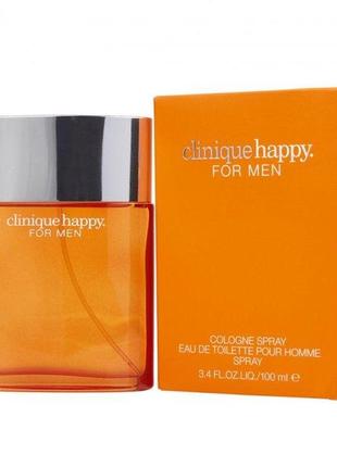 Мужская парфюмированная вода clinique happy for men (клиник хеппи фо мен) 100 мл (качество)