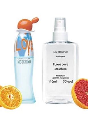 Moschino i love love (москіно ай лав лав) 110 мл - жіночі парфуми (парфумована вода)