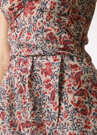 Шифонова сукня без бретелей mango3 фото