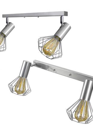 Світильник лофт msk electric diadem настінно-стельовий nl 22151-2 cr хром