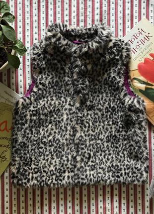 Меховая жилетка charies vogele на 10 лет