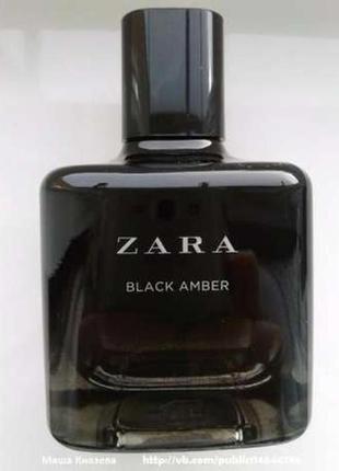 Zara black amber оригинал2 фото