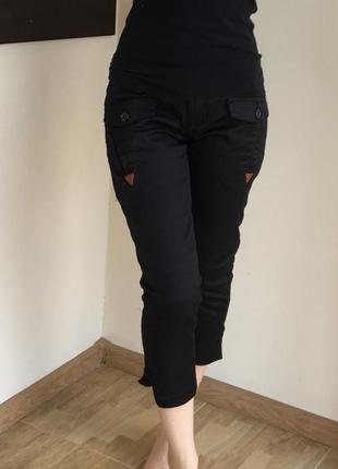 Стильные джинсы-капри, бриджи zuiki, италия2 фото