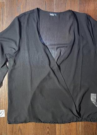Легкая черная блуза2 фото