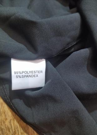 Нарядная блуза черного цвета с серебристыми пайетками. замеры есть на фото4 фото
