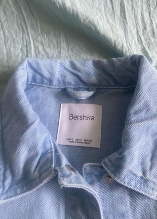Джинсовый пиджак bershka2 фото