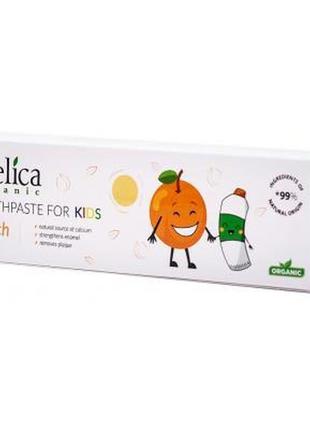 Дитяча зубна паста melica organic персик 100 мл (4770416003617)