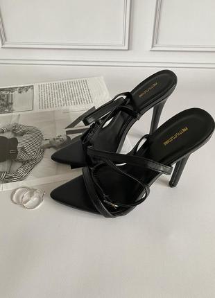 Черные босоножки бренда plt🖤