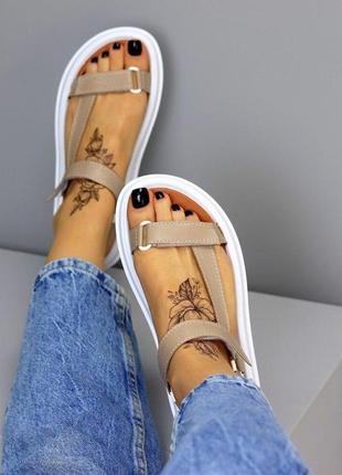 Розпродаж! шкіряні босоніжки 36