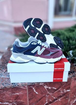 Мужские кроссовки new balance 9060 blue bordo 41-42-43-44-45