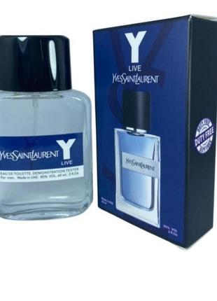 Мини-тестер duty free 60 ml yves saint laurent y live, ив сен лоран юлево