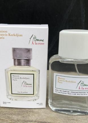 Мини - тестер duty free 60 ml maison francis kurkdjian l'homme à la rose , мейсон франсис єль хом а ля роза