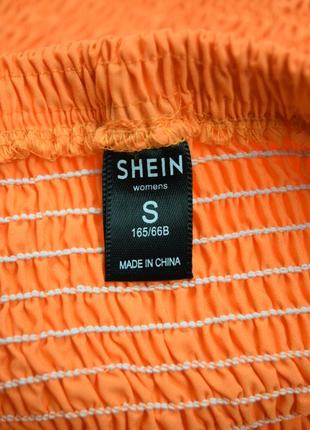 Спідниця кислотна яскрава помаранчева резинка юбка4 фото