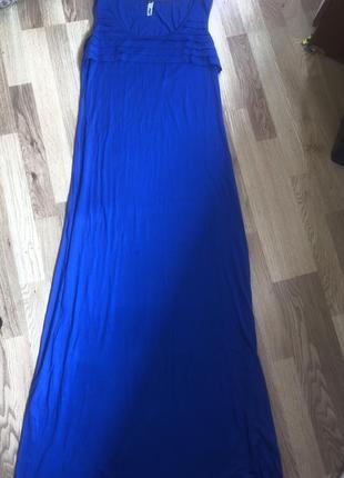 Длинное летнее платье