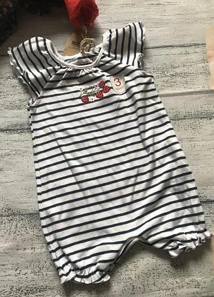 Новый набор боди песочников от next 3-6 мес