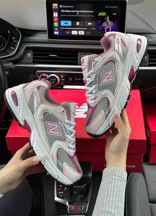 Жіночі кросівки new balance 530 white pink premium