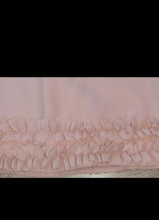 Пудровое нежное платье 4