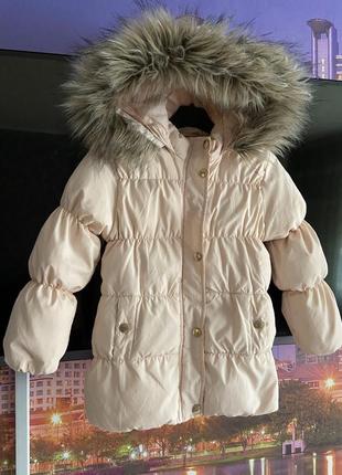 Красивая теплая куртка демисезонная 104/110 см2 фото