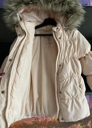 Красивая теплая куртка демисезонная 104/110 см4 фото