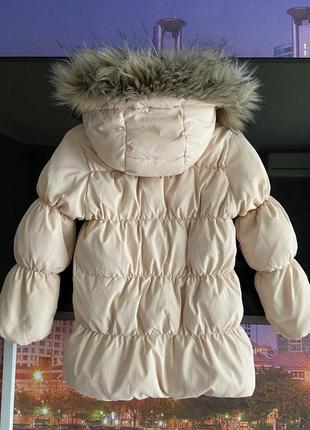 Красивая теплая куртка демисезонная 104/110 см5 фото