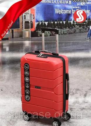 Надёжный прочный чемодан wings  pp 05  100 % полипропилен2 фото