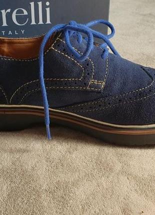 Чоловічі черевики замша сині розм 406 фото