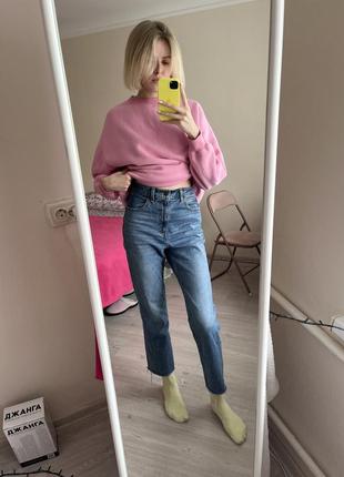 Джинсы levis high slim straight женские