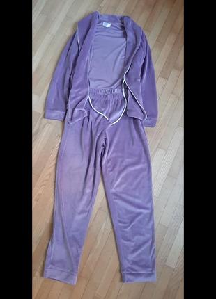 Домашний плюшевый костюм, пижама размер l1 фото