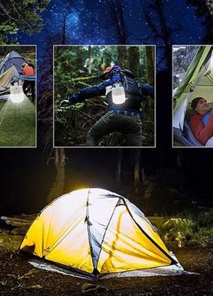 Портативна світлодіодна лампа-ліхтар із можливістю підзаряджання 80 W