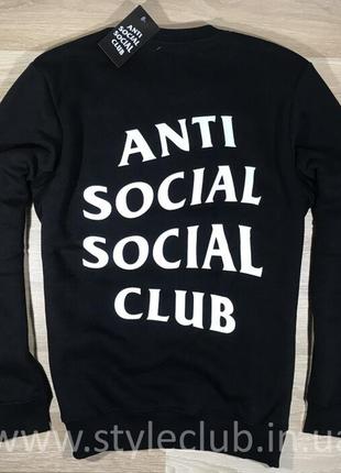 Assc світшот чоловічої • бірка друк • живі фотографії шмоток anti social social club