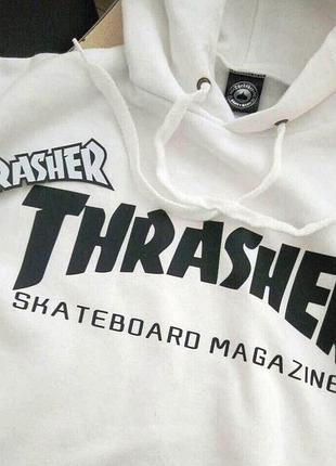 Толстовка thrasher skateboard | біркі фотки | худі чоловіча