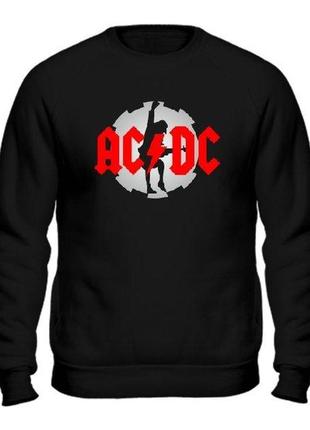 Світшот чорний loys музика рок ac/dc