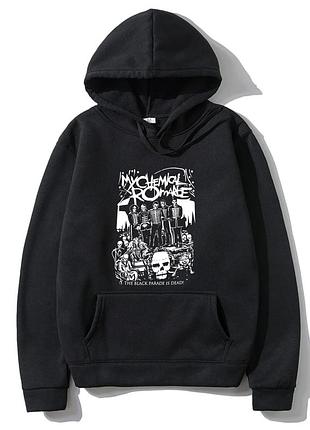 Худи черный loys my chemical romance mcr dead xs