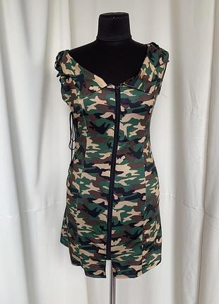 91 солдат мілітарі військове плаття з косинкою карнавальне